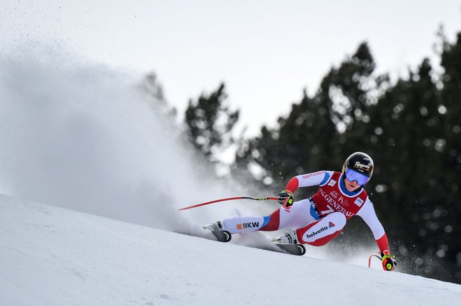 Lara Gut-Behrami je dobila zalet in se ne ustavlja. FOTO: Marco Bertorello/AFP