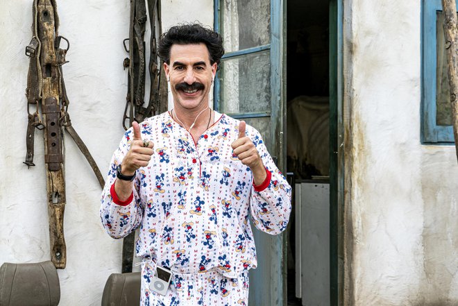 Bo <em>Borat</em> po ponovni osvojitvi Amerike osvojil tudi zlate globuse? Foto Amazon Studios