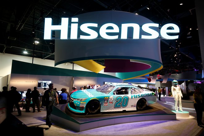 Hisense nadaljuje svojo internacionalizacijo. FOTO: Steve Marcus/Reuters