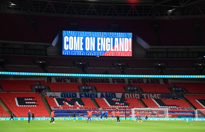 Wembley bo gostil eno polfinalno tekmo in finale 11. julija. FOTO: Toby&nbsp;Melville/Reuters