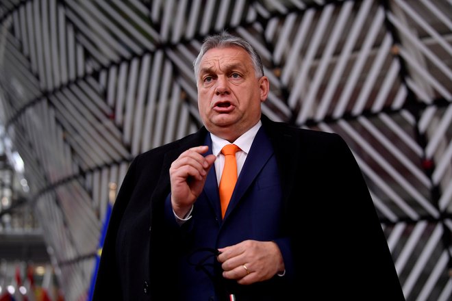 Če bo Viktor Orbán dosleden, bo njegov Fidesz zapustil skupino EPP. FOTO: John Thys/Reuters