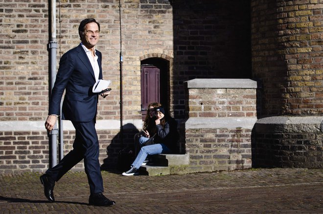 Mark Rutte je na čelu nizozemske vlade že vse od leta 2010.<br />
Foto: Sem Van Der Wal/AFP