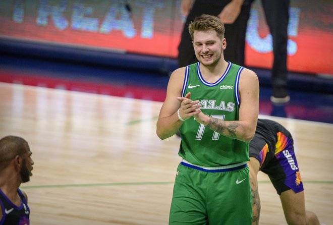 Luka Dončić je uizpustil prvo tekmo v sezoni. FOTO: Jerome Miron/Usa Today Sports