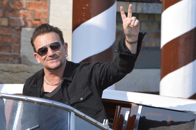 Rok Predin je za Bona in U2 delal prvič, v dogovoru z njenimi predstavniki je ustvaril vse, kar je v videu <em>Levitate </em>vizualnega.&nbsp;FOTO:&nbsp;Andreas Solaro/AFP