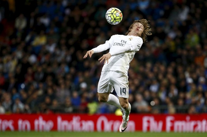 Realov as Luka Modrić je bil najboljši nogometaš mundiala 2018. FOTO: Juan Medina/Reuters