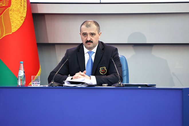 Viktor Lukašenko je nasledil očeta na čelu olimpijske družine v Belorusiji. FOTO: Reuters