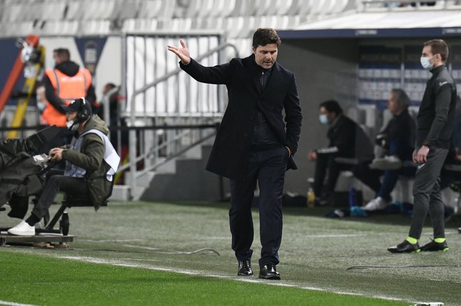 Mauricio Pochettino, ki je na pariški klopi nasledil Thomasa Tuchela,&nbsp; obljublja boj do smrti za prvo pariško zmagoslavje v ligi prvakov. FOTO: Philippe Lopez/AFP