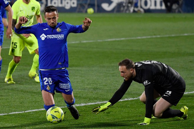 Jan Oblak je trinajstič v sezoni ostal nepremagan. FOTO: Pierre-philippe Marcou/AFP