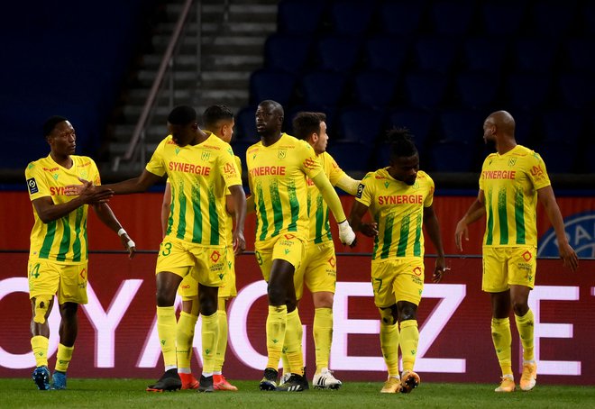 Nantes si je priboril peto zmago sezone. FOTO: Franck Fife/AFP