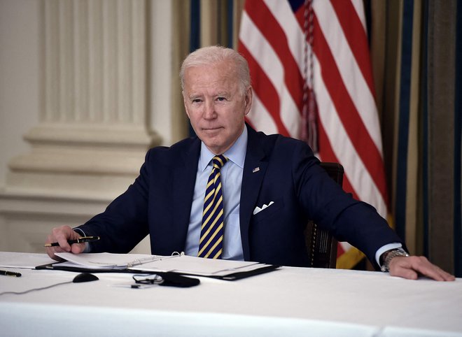 Ameriški predsednik Joe Biden v politikah daje prednost bistveno drugačnim vidikom kot njegov predhodnik. FOTO: Olivier Douliery/AFP