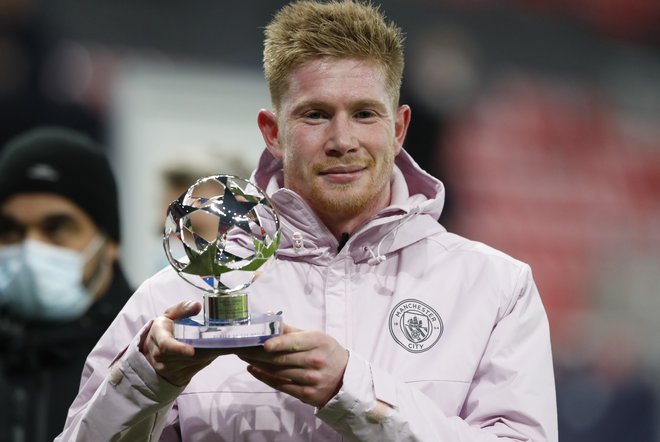 Kevin de Bruyne je bil igralec tekme v Budimpešti. FOTO: Bernadett Szabo/Reuters