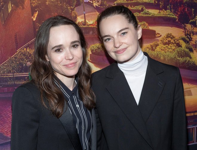 Junija 2019, ko je bil Elliot še Ellen Page, poročena s koreografinjo in plesalko Emmo Portner. FOTO: Shutterstock