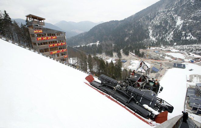 Planica bo prihodnji teden še drugič v tej sezoni gostila najboljše smučarske skakalce na svetu. FOTO: Matej Družnik/Delo