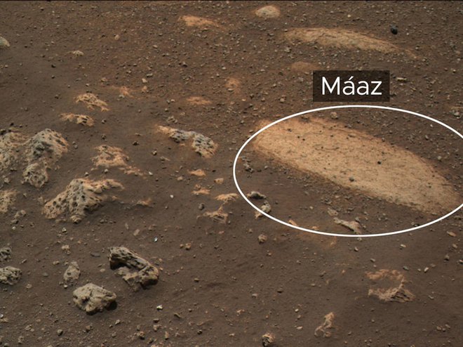 Máaz v jeziku plemena Navajo pomeni Mars. FOTO: NASA/JPL-Caltech Foto Nasa/jpl-caltech