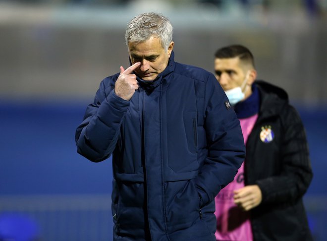 Jose Mourinho je bil razočaran nad predstavo svojih varovancev. FOTO: Antonio Bronic/Reuters