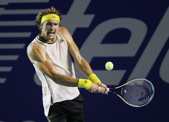 Alexander Zverev bo tudi med udarnimi kandidati za zmago v Miamiju. FOTO: Carlos Perez-Gallardo/Reuters