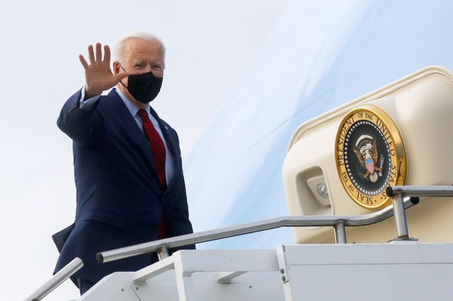 Joe Biden bo spregovoril voditeljem vseh držav članic EU. Nazadnje je kot ameriški predsednik to storil Barack Obama na vrhu EU-ZDA leta 2009 v Pragi. FOTO: Leah Millis/Reuters