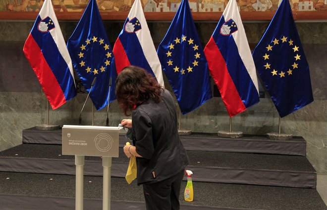 Slovenija se očitno zaveda vloge, ki jo bo kot predsedujoča eni od treh ključnih evropskih institucij odigrala med konferenco o prihodnosti Evrope.&nbsp;FOTO: Leon Vidic/Delo