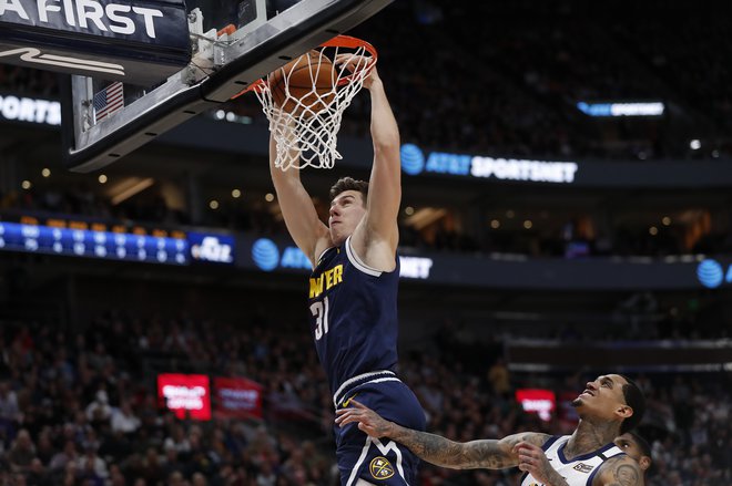 Mesec marec je bil za slovenskega košarkarskega repezentanta v NBA Vlatka Čančarja zelo uspešen. FOTO: Jeffrey Swinger/Usa Today Sports