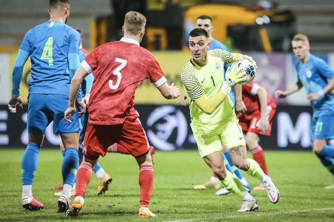 Igor Vekić je zanesljiv v slovenskih vratih. FOTO: Jure Banfi