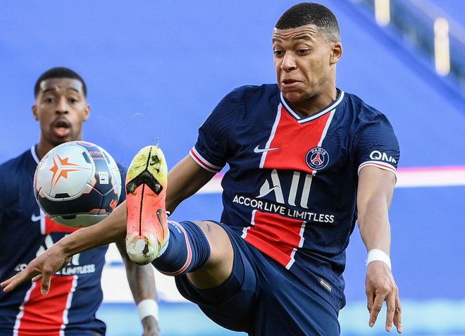 Kylian Mbappe bo glavni adut PSG. FOTO: Franck Fife/AFP