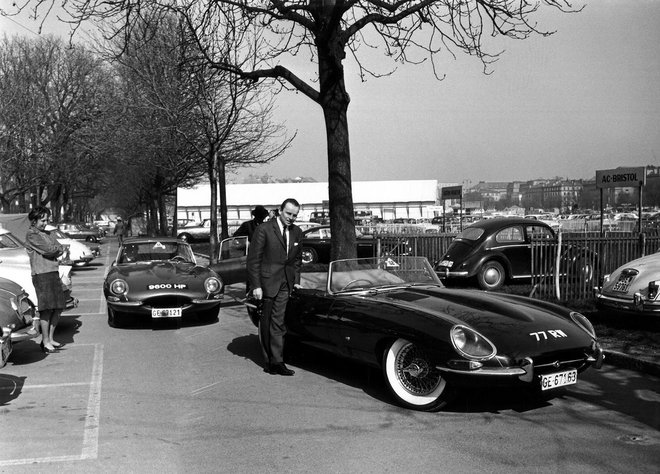 Kupe in kabriolet E-type v Ženevi leta 1961 Foto Jaguar