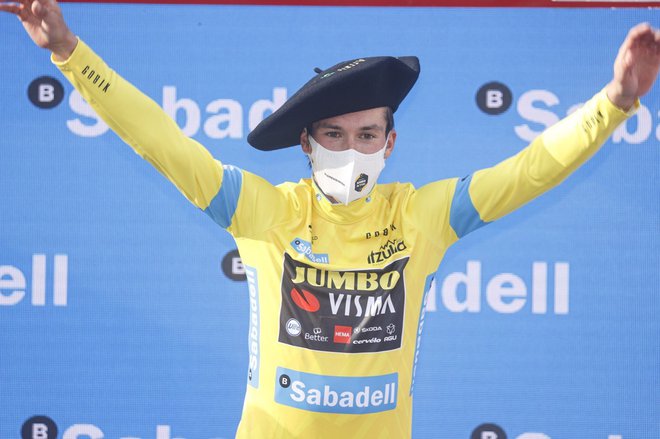 Primož Roglič je še drugič zmagovalec dirke po Baskiji. FOTO: Gomez Sport/Itzulia 2021