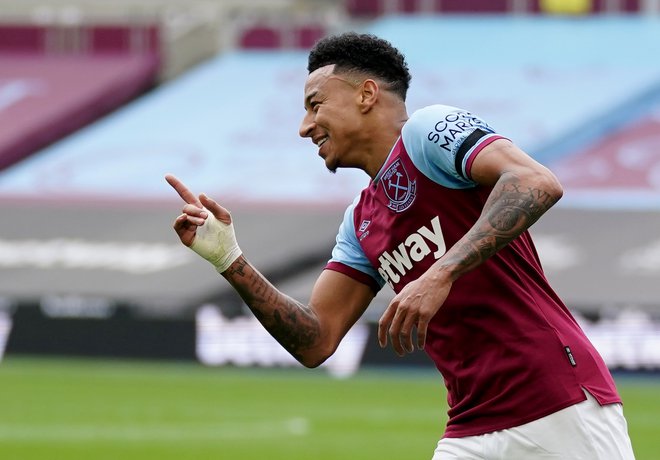 Jesse Lingard je bil dvakratni strelec za west Ham. FOTO: John Walton/Reuters