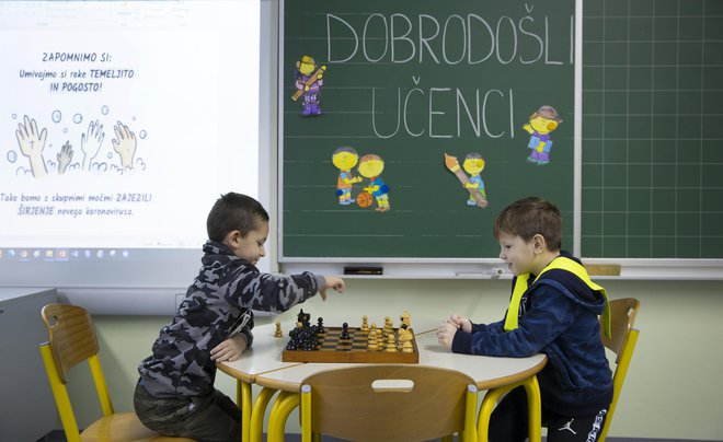 Sindikat meni, da je nujno, da se šolarjem zagotovi čim boljše učne pogoje ter da vzgojno-izobraževalni proces do konca šolskega leta nemoteno poteka v šoli. FOTO: Jože Suhadolnik/Delo