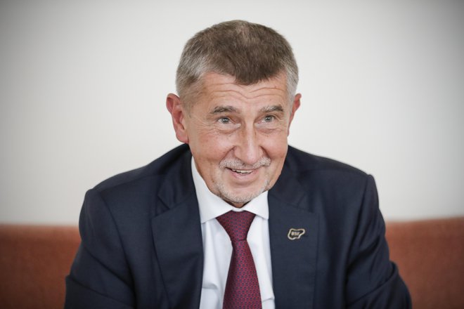 Andrej Babiš, predsednik vlade Republike Češke. FOTO: Uroš Hočevar/Delo