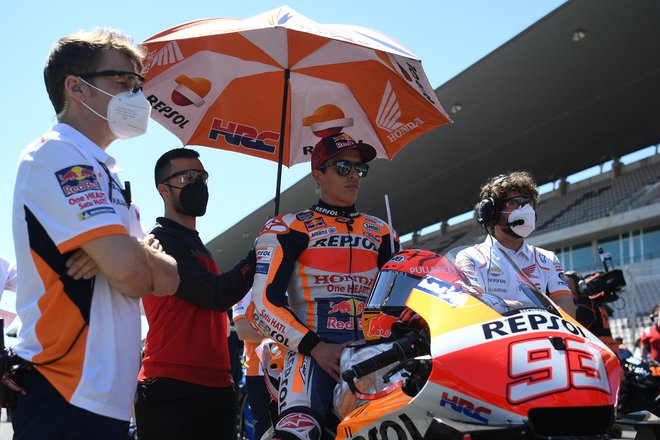 Marc Marquez se je v velikem slogu vrnil med svetovno elito. FOTO: Patricia De Melo Moreira/AFP