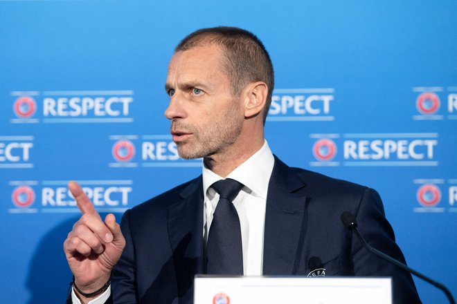 Aleksander Čeferin se ne bo uklonil samovolji pohlepnežev. FOTO:&nbsp;FOTO: Richard Juilliart/AFP