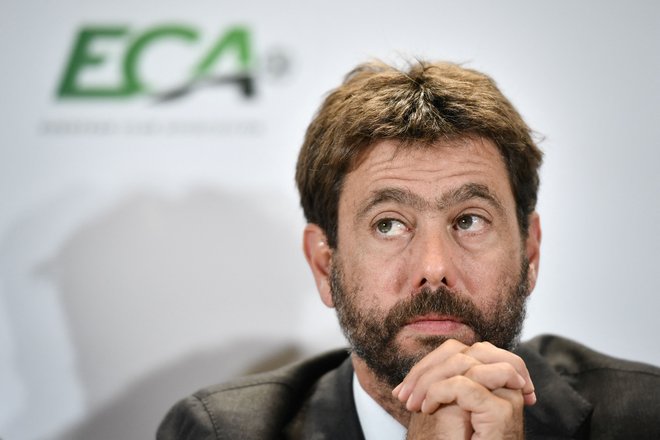 Andrea Agnelli je še do nedelje vodil Evropsko združenje klubov (ECA). FOTO: Fabrice Coffrini/AFP