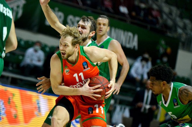 Jaka Blažič je bil tudi najučinkovitejši košarkar evropskega pokala. Foto EuroCup