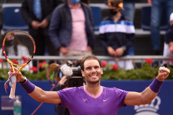 Rafael Nadal se počuti v Barceloni kot riba v vodi. FOTO: Josep Lago/AFP