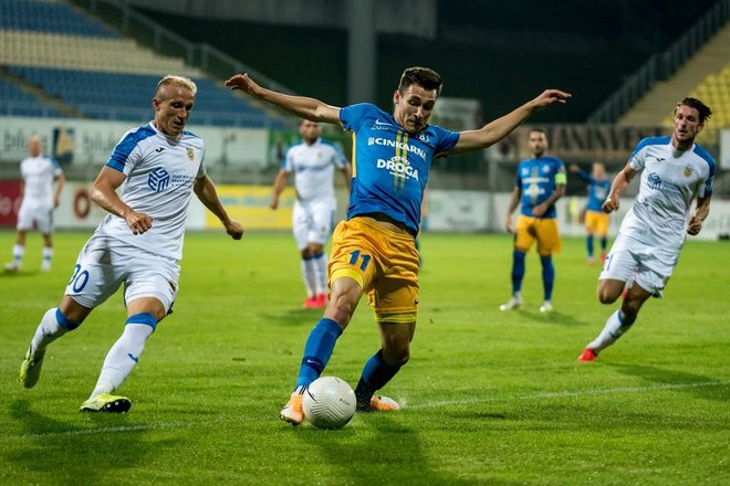 Luka Kerin je z golom za 2:0 potrdil zasluženo zmago Celjanov. FOTO: NK Celje