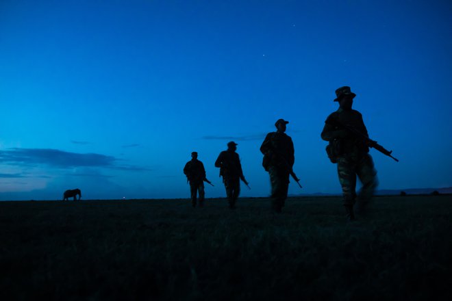 Nočna rangerska patrulja FOTO: Matjaž Krivic