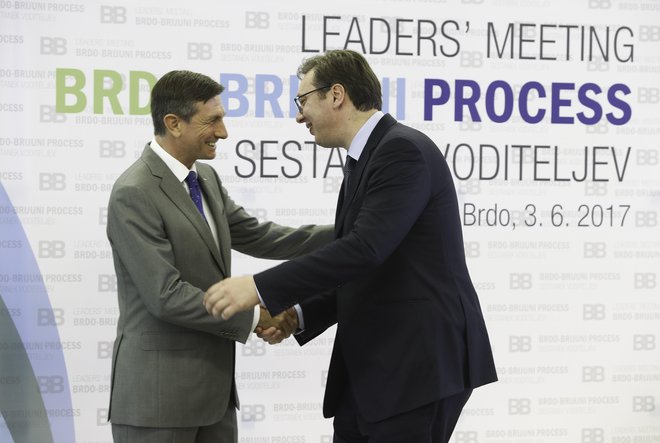 V dneh pred vrhom se bo Borut Pahor srečal s predsedniki vseh držav, vključenih v pobudo, med drugim tudi s srbskim predsednikom Aleksandrom Vučićem. FOTO: Jože Suhadolnik/Delo
