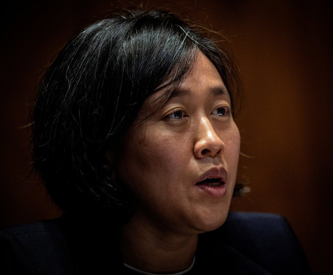 Ameriška trgovinska predstavnica Katherine Tai. FOTO: Reuters