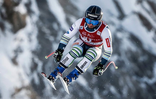 Martin Čater je v minuli zimi med slovenskimi alpskimi smučarji dosegel edino zmago. FOTO: AFP