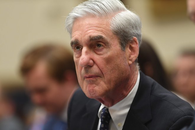 Posebni preiskovalec Robert Mueller ni mogel odkriti sodelovanje predsednika Donalda Trumpa z ruskim spodkopavanjem ameriških volitev. Foto Saul Loeb/Afp