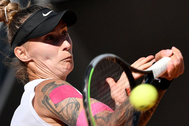 Polona Hercog (na fotografiji) je morala priznati premoč Grkinji Marii Sakkari. FOTO: Filippo Monteforte/AFP