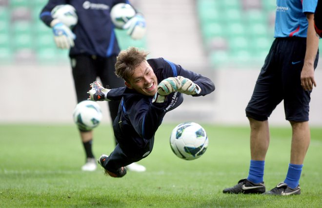 Vid Belec ima po vrnitvi v Italijo za seboj odlično sezono, ki jo je polepšal še z uvrstitvijo v prvo ligo. FOTO: Roman Šipić/Delo