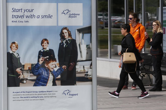 Fraport med drugim upravlja tudi Letališče Jožeta Pučnika Ljubljana. FOTO: Tomi Lombar/Delo