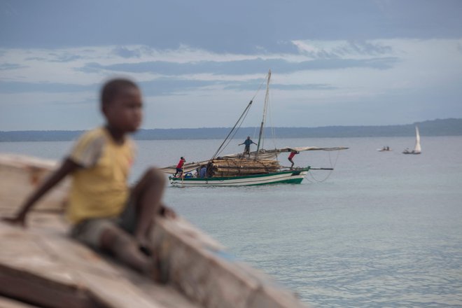 Zemeljski plin so pod morjem ob mozambiški obali odkrili leta 2010. Foto Alfredo Zuniga/AFP