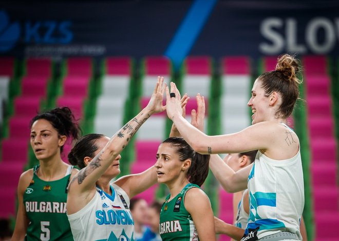 Slovenske reprezentantke želijo na evropskem prvenstvu višje kot doslej. FOTO: FIBA