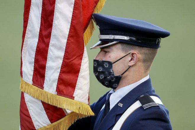 Različne predstave o ameriški identiteti in simbolih. FOTO: Tim Nwachukwu/AFP