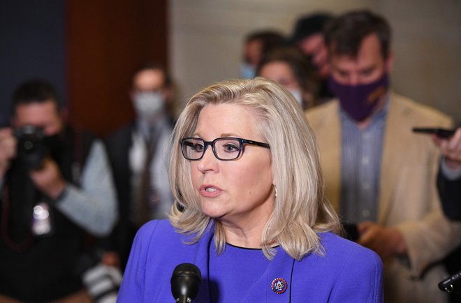 Svoje podpornike ima tudi uporna kongresnica Liz Cheney. FOTO: Mandel Ngan/AFP