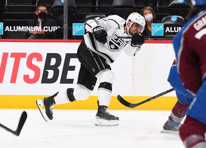 Anže Kopitar je na 56 tekmah rednega dela NHL dosegel 13 golov in 37 podaj ter je tako skupno na 27. mestu najučinkovitejših igralcev. FOTO: Ron Chenoy/USAToday Sports