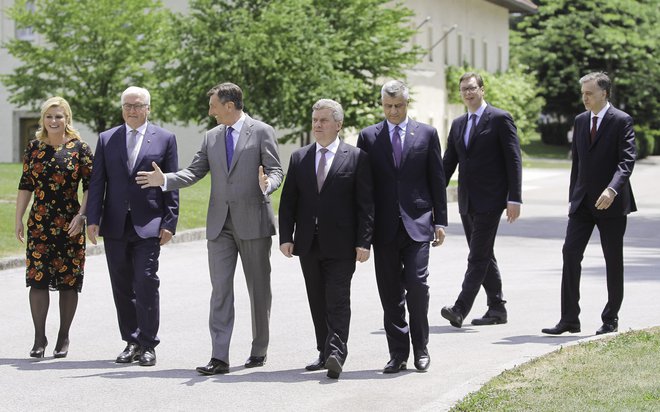 Predsedniki držav Zahodnega Balkana so se v okviru pobude Brdo-Brioni nazadnje srečali na Brdu pri Kranju leta 2017. FOTO Jože Suhadolnik